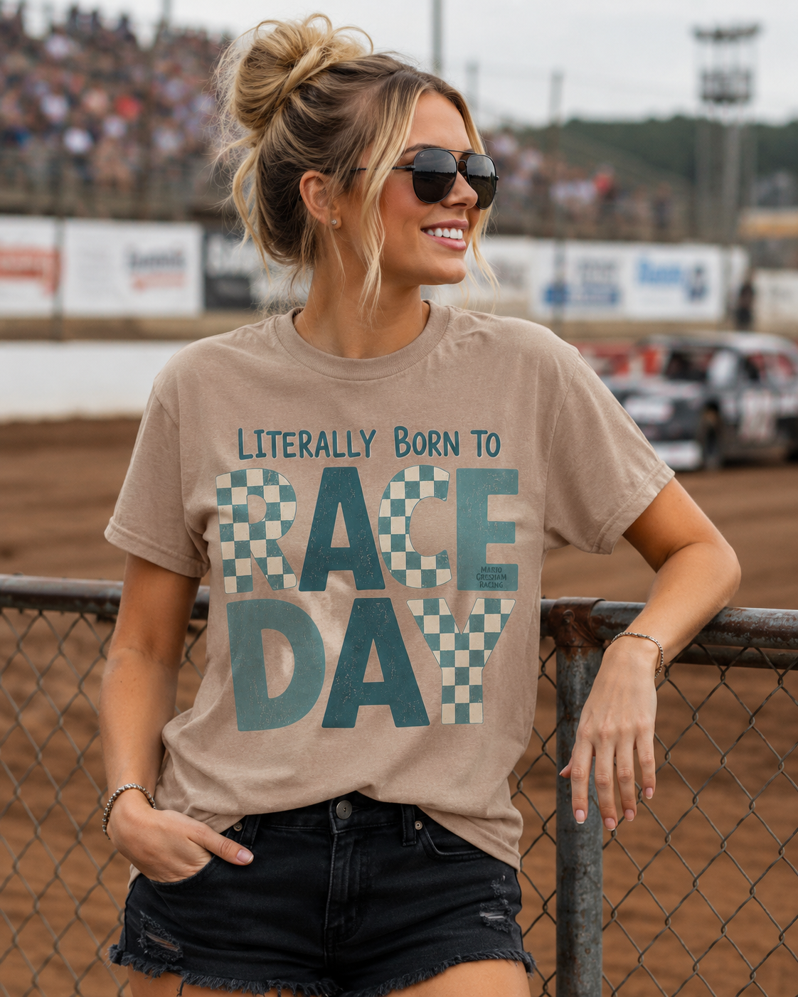 Literally born to Race Day