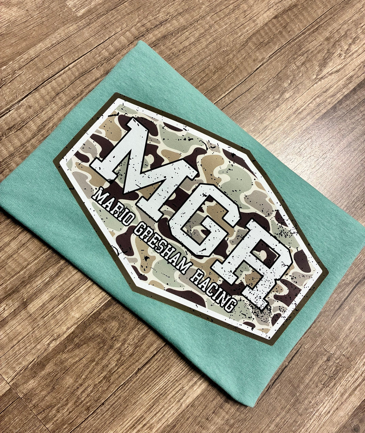 Youth Camo Logo tee