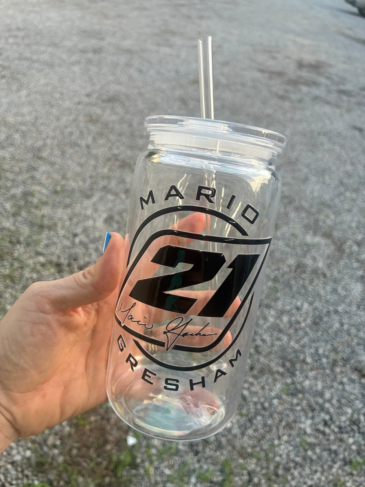 Plastic MGR logo cup