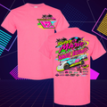 Turn the world upside down pink tee