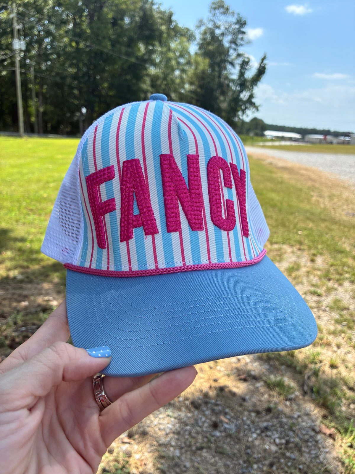 FANCY embroidered hat