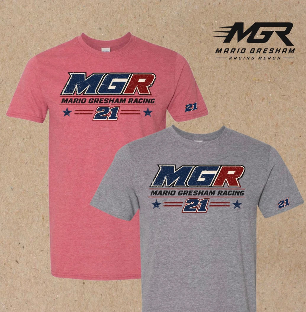 Heather Red MGR tee