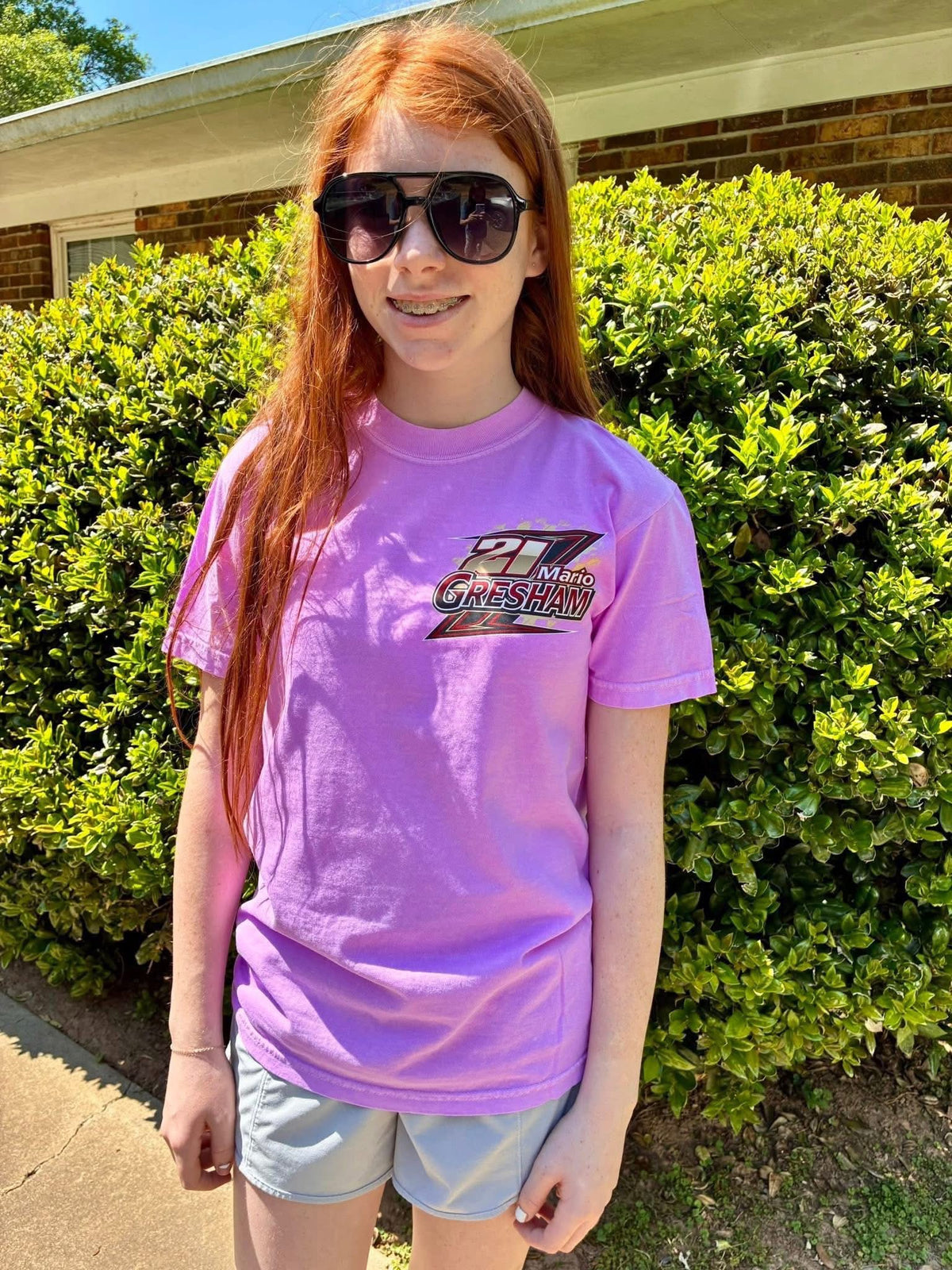 Neon Violet CC car tee