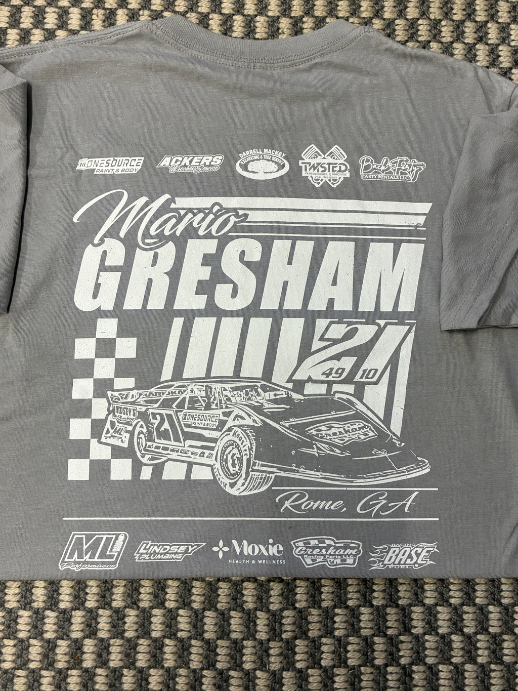 Youth grey tee