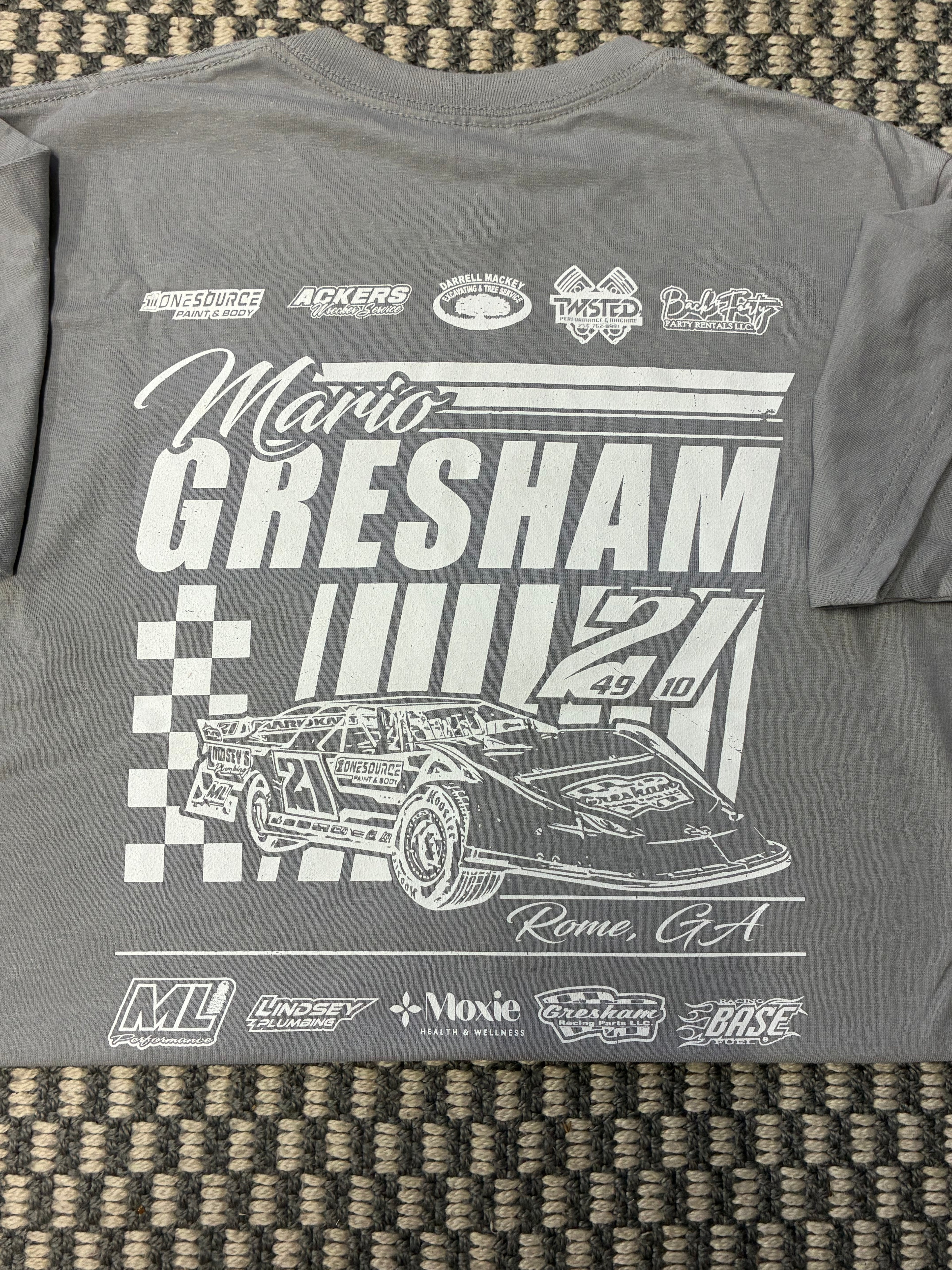 Youth grey tee