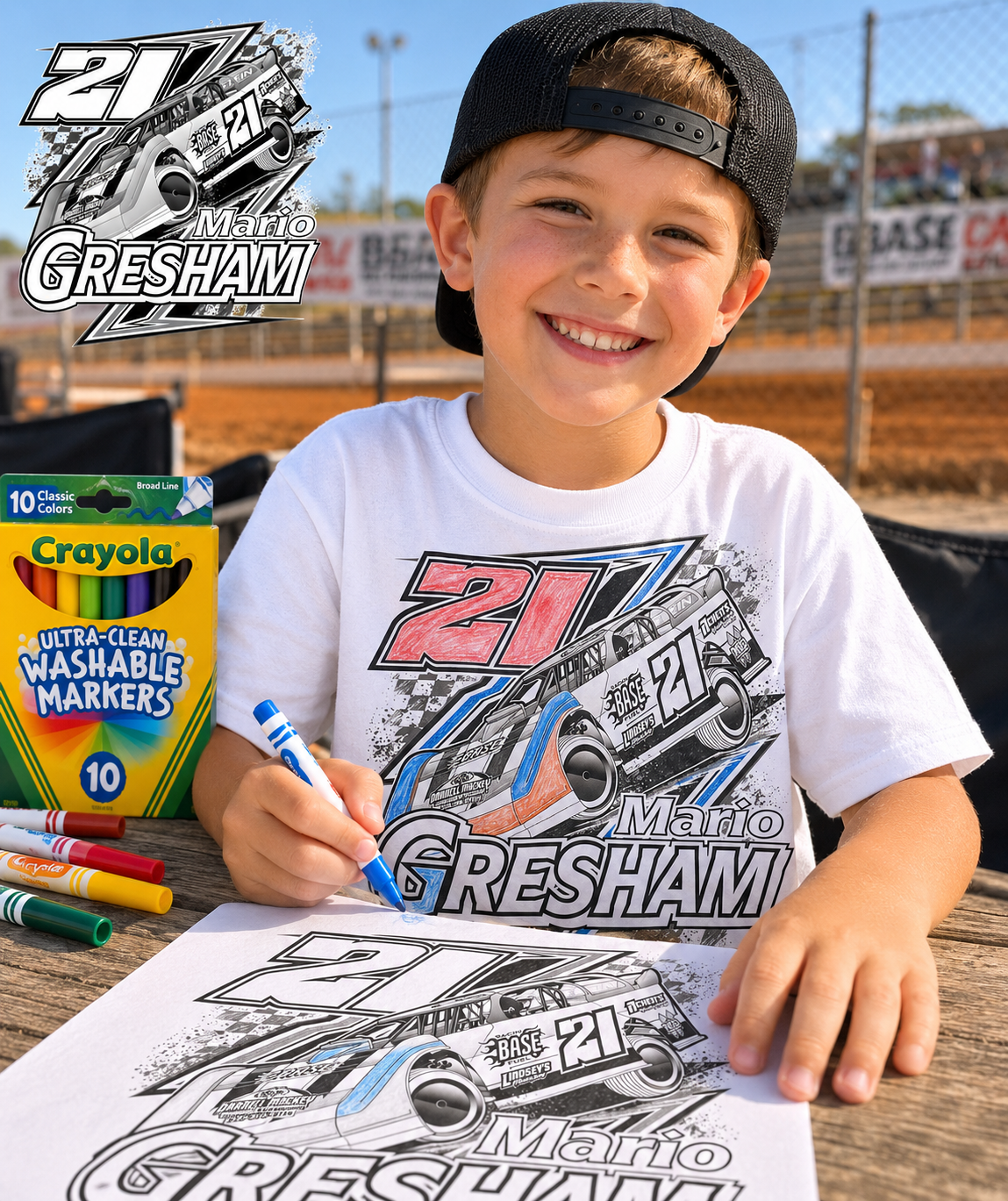 Color your own MGR tee (Markers included)